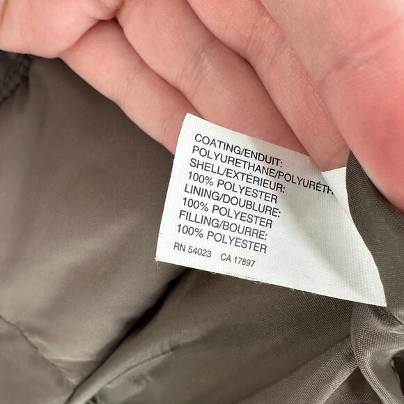 Gap Brown Snap Zipper Front Closure Lined Puffer Vest Women's Size Medium FLAWED - Picture 3 of 12